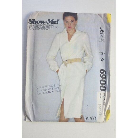 McCall's Other - McCall's Show Me Easiest Sewing Pattern #6900 Combination C